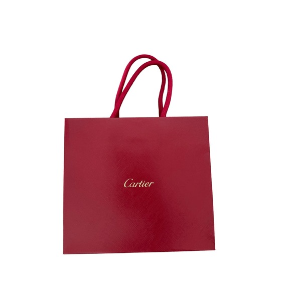 Cartier Handbags - Cartier Authentic Paper Gift Bag Small NWOT Red Gift Bag
